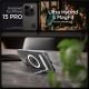 11. Etui Spigen Ultra Hybrid S MagSafe z podstawką do iPhone 15 Pro - przezroczyste