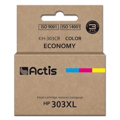 Actis KH-303CR Tusz (zamiennik HP 303XL T6N03AE; Premium; 18ml; 415 stron;  kolorowy)