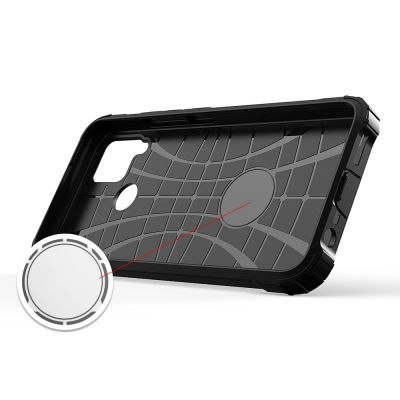 2. Hybrid Armor etui Realme 10 5G / Realme 9i 5G pancerny hybrydowy pokrowiec czarne