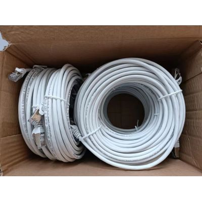 3. Kabel krosowy Equip Cat6 9 sztuk S/FTP 2xRJ45 10,00m biały LSZH