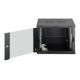 5. Szafa sieciowa wisząca DYNAmic 19" 9U rack 600x600, drzwi szyba, czarny, niedzielona, złożona, 60kg