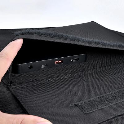 13. Ładowarka Choetech SC009-V2 solarna składana 100W USB-C / 2x USB-A PD QC - czarna