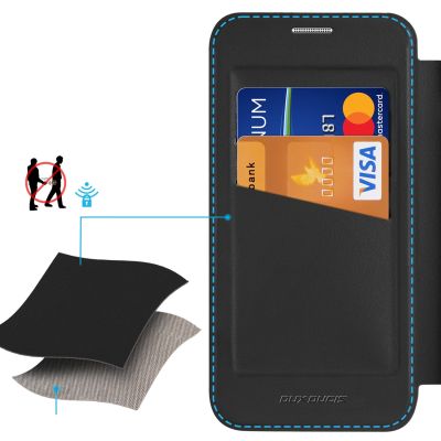 9. Etui Dux Ducis Skin X Pro z portfelem kompatybilne z MagSafe na Samsung Galaxy S26 - czarne