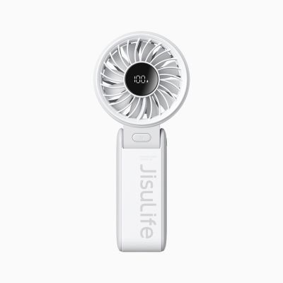 4. Mini wentylator Jisulife Handheld Fan Life7 3600mAh przenośny wiatraczek USB - szary