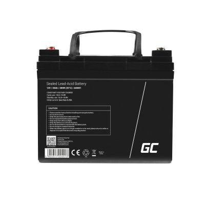 7. GREEN CELL AKUMULATOR ŻELOWY AGM21 12V 33AH