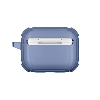 2. Etui AMAZINGTHING Titan Pro Mag Case Clear do AirPods Pro 3 - niebieskie