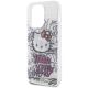 6. Etui Hello Kitty IML Kitty On Bricks Graffiti na iPhone 15 Pro - białe