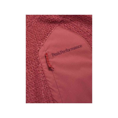 4. Bluza męska PEAK PERFORMANCE M Freelight Polartec Alpha Hood kolor czerwony