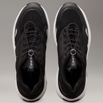 3. Calvin Klein damskie sneakersy LOW CUT LACE-UP SNEAKERS V3X9-83010-1464999 BLACK