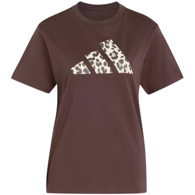 2. Koszulka damska adidas Animal Graphic brązowa KT2676