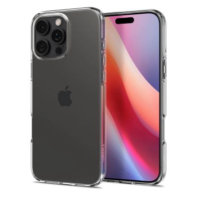8. Etui Spigen Liquid Crystal na iPhone 16 Pro - przezroczyste