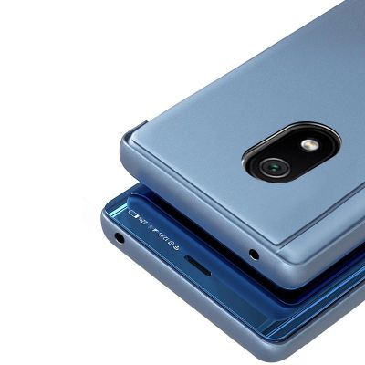 8. Clear View Case futerał etui z klapką Xiaomi Redmi 8A czarny