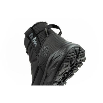 7. Lee Cooper buty sportowe damskie zimowe trekkingowe ocieplane czarne