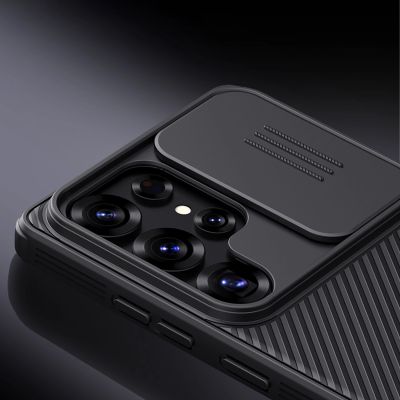 6. Etui Nillkin CamShield Pro na Samsung S25 Ultra z osłoną na aparat - czarne