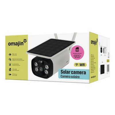 3. Bezprzewodowa kamera bezpieczeństwa OMAJIN OSC-01-EU solarna Biały, Czarny