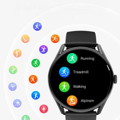 6. Smartwatch QCY Watch GT AMOLED IPX8 280mAh - czarny