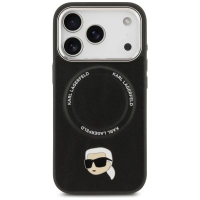 3. Etui Karl Lagerfeld Karl Pin MagSafe do iPhone 17 Pro - czarne