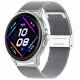 3. Smartwatch Damski GRAVITY GT12-7 Czarny Pasek Silikonowy + Srebrna Bransoleta
