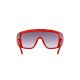 4. Okulary rowerowe POC Devour czerwone Cat 2