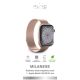 2. Pasek ze stali nierdzewnej Puro Milanese do Apple Watch 38 / 40 / 41 mm - różowy