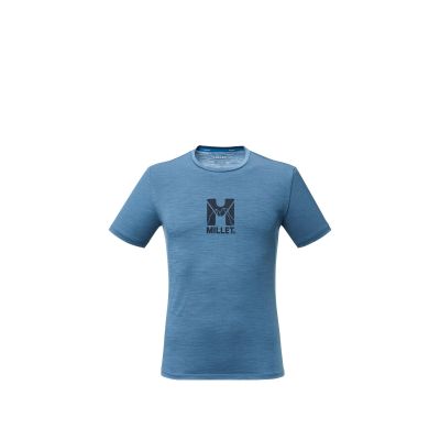Koszulka męska MILLET Ubic Wool Ts Ss M niebieska