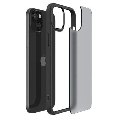 12. Etui Spigen Ultra Hybrid na iPhone 15 Plus - czarne