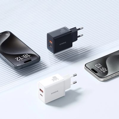 9. Ładowarka sieciowa Baseus Cube Pro 30W USB-C USB-A - czarna