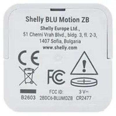 15. Czujnik ruchu Shelly BLU Motion ZB
