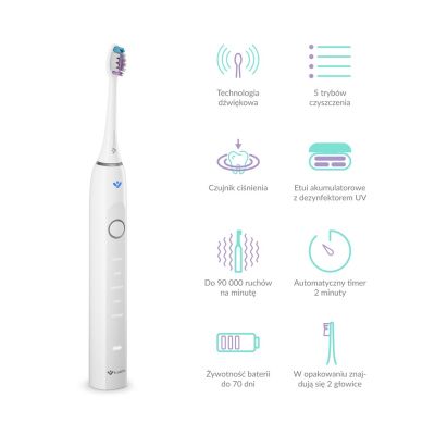 5. Szczoteczka soniczna TrueLife SonicBrush Clean70 UV