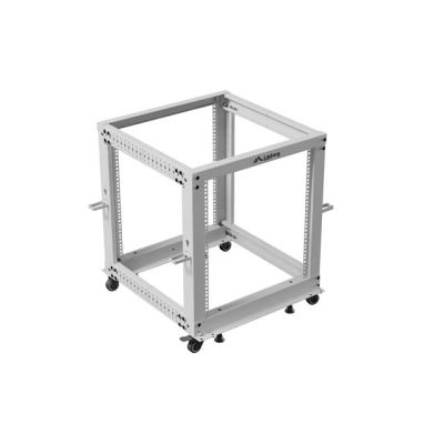 3. Open Rack 19'' 12U 600x600-1100 regulowany szary Lanberg