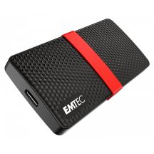 Emtec X200 256 GB USB Type-C 3.2 Gen 1 (3.1 Gen 1) Czarny, Czerwony