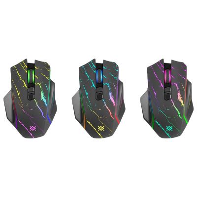 3. DEFENDER MYSZ BEZPRZEWODOWA GM-503 URAN OPTIC RF RGB 3200DPI 8P 52503