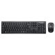 2. Zestaw klawiatura + mysz Lenovo 100 Wireless Combo Keyboard & Mouse GX30L66303 (USB 2.0; (EN); kolor czarny; optyczna; 1000 DPI)