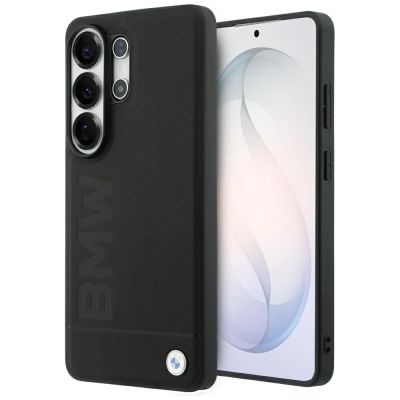 Etui BMW Leather Hot Stamp MagSafe na Samsung Galaxy S26 Ultra - czarne