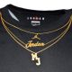2. Koszulka Jordan Heritage Chain T-shirt Wmns Core Black - DO5020-010