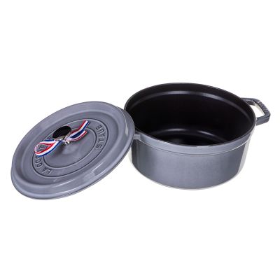 STAUB Garnek żeliwny okrągły 40500-246-0 3,8l grafitowy