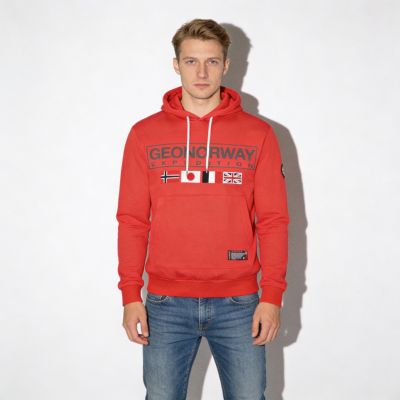 3. Bluza Geographical Norway Great DB 317 M WY8613H/GN-Red