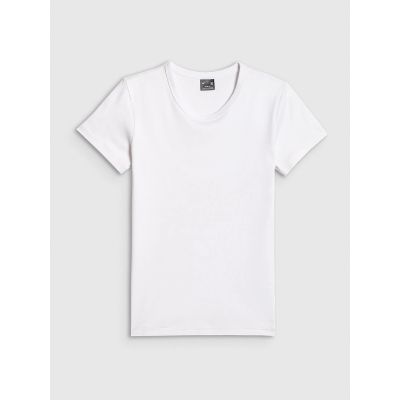 8. T-shirt slim gładki damski 4F 4FRAW25TTSHF3623-10S