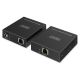 7. Przedłużacz (extender) po skrętce kat.6A USB 3.1 Gen1 do 100m, 3x USB-A, 1x USB-C do 5 Gbps, 1x RJ45 (Gigabit Ethernet) - zestaw (odbiornik/nadajnik)