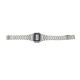CASIO A158WA Vintage Unisex-Uhr Digital mit Edelstahlarmband, silber