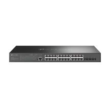 TP-Link Omada SG3428MP przełącznik sieciowy Zarządzany L2+ Gigabit Ethernet (10/100/1000) Obsługa PoE 1U Czarny
