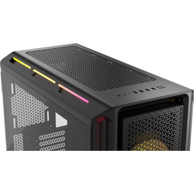 3. Corsair iCUE LINK 5000T LX RGB Midi Tower Czarny