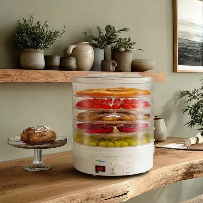 9. Suszarka do grzybów, warzyw i owoców GreenBlue GB190 (250W; kolor biały)
