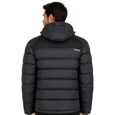 4. Kurtka męska Geographical Norway BEACHWOOD NO CONSTRAST BLACK-BLACK DB MEN 068 (WZ7433H/GN-BLACK / BLACK)