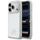 Etui Karl Lagerfeld Croco KL Script Logo MagSafe na iPhone 17 Pro Max - srebrne