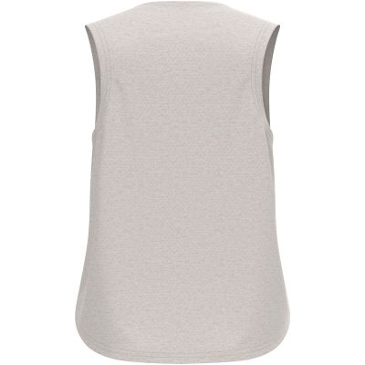 7. Koszulka tech. bez rękawów damska ODLO Tank crew neck ESSENTIAL LINENCOOL beżowa