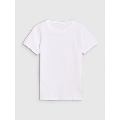 6. T-shirt slim gładki damski 4F 4FWMM00TTSHF2673-10S