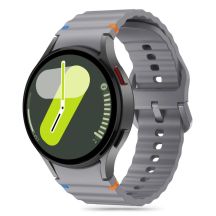 Pasek Tech-Protect Silicone Sport na Samsung Galaxy Watch 4 / 5 / 5 Pro / 6 / 7 / FE - szary