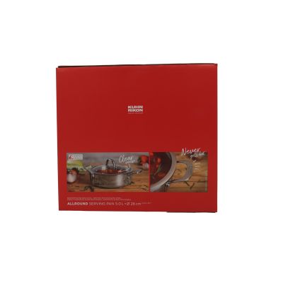 7. Kuhn Rikon ALLROUND Patelnia do serwowania niepowlekana 5,0 L 28 cm