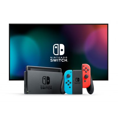 24. Nintendo Switch przenośna konsola do gier 15,8 cm (6.2") 32 GB Ekran dotykowy Wi-Fi Niebieski, Szary, Czerwony